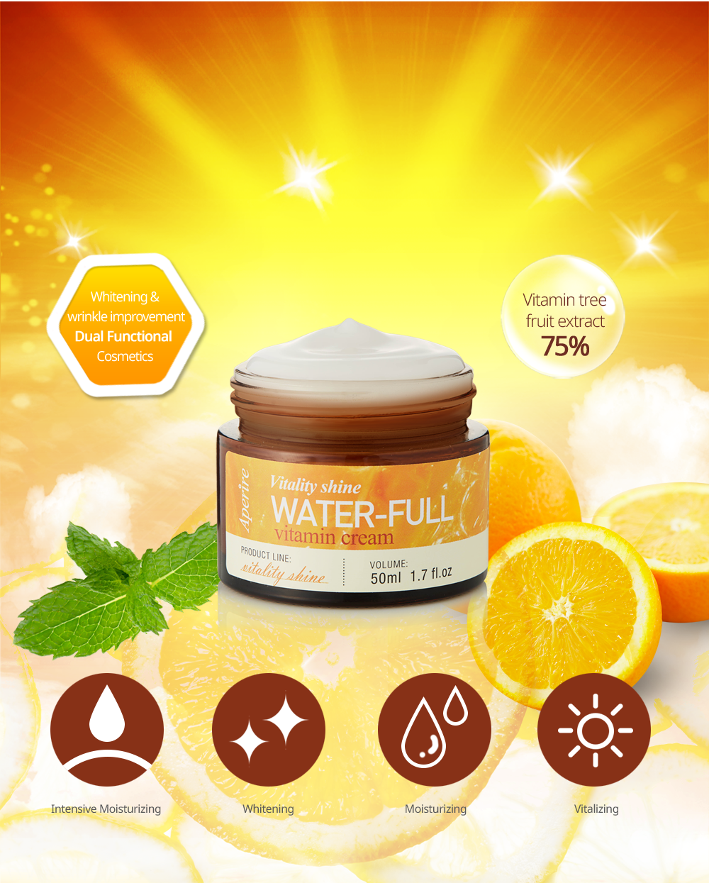 VITALITY SHINE WATER-FULL VITAMIN CREAM