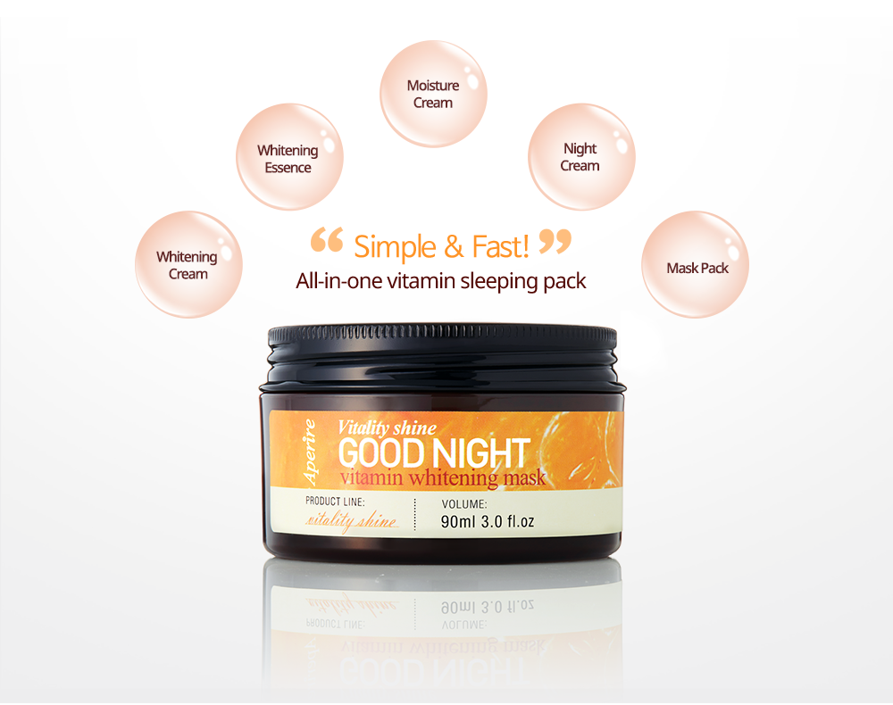 VITALITY SHINE GOOD NIGHT VITAMIN WHITENING MASK