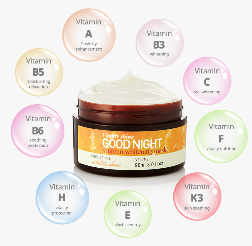 VITALITY SHINE GOOD NIGHT VITAMIN WHITENING MASK